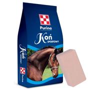 Purina Sport Horse 25kg & Kerbl Delizia Rock Salt Lick para caballos, caja de 4 x 2 kg