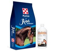 Purina Sport Horse 25kg & Kerbl Delizia Rock Salt Lick para caballos, caja de 4 x 2 kg