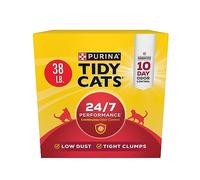 Purina Tidy Cats - Arena aglutinante para gatos, 24/7 Performance Multi Cat Litter - Caja de 38 libras