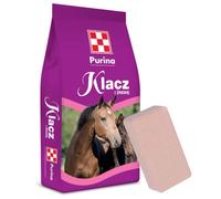 Purina Yegua y Potro 25kg & Kerbl Delizia Rock Salt Lick para caballos, caja de 4 x 2 kg