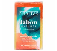 Puritas Jabón Natural Naranja Azafrán 100 Gramos - Revitalizante