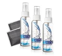 Purity Lens Cleaner Kit de gafas (1 onza + 2 paños de microfibra)