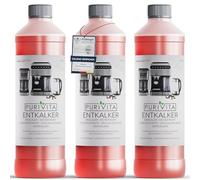 PURIVITA® Descalcificador Universal Cafetera y Hervidor, 3x750 ml