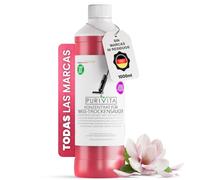 PURIVITA® Detergente Suelos Aspirador Seco-Húmedo - Magnolia, 1L | Sin marcas, secado rápido, poca espuma y sin aclarado - para aspiradores seco-húmedo y suelos duros resistentes al agua