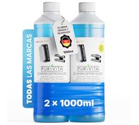 PURIVITA® Limpiador Cabezales Afeitadora - Recambio Cartucho, 2000 ml | Para Braun Clean & Renew y Philips SmartClean - líquido limpiador para recargar los cartuchos de la afeitadora