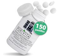 PURIVITA® Universale Pastillas de limpieza para cafeteras [150 pastillas] - Pastillas descalcificadoras para cafeteras Delonghi, Krups, Jura, Senseo, Nespresso y otras - Limpiador de cápsulas de café