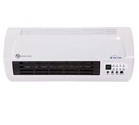 PURLIINE | Calefactor Cerámico Split de Pared 2000W, Mando a Distancia, Termostato Regulable y Diseño Moderno en Blanco
