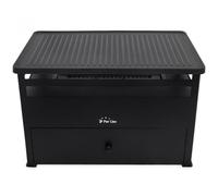 Purline BB02 Barbacoa de Biocombustible con Plancha de Hierro Fundido