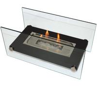 Purline Biochimenea de sobremesa de metal y cristal de 1000W