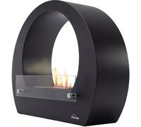 Purline Biochimenea de suelo 2000W diseño semicircular en acero