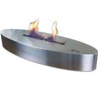 Purline Chimenea de etanol de sobremesa en acero inoxidable