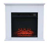 Chimenea eléctrica de 2000w y bajo consumo. diseño de suelo en mdf. estilo tradicional. 63 cm