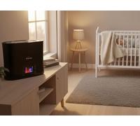 PURLINE | Humidificador Ultrasónico 4L para Bebés Silencioso - Humidificador Digital con Vapor Frío o Templado, Ionizador y Gran Capacidad, de Aire para Dormitorio, Bebé y Hogar