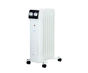 PURLINE | Radiador de Aceite 1500W con Humidificador | Radiador Aceite Calefactor Silencioso y Seguro para Hogar y Oficina