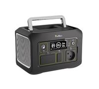 PurMars - Estación de alimentación portátil, 300 W, máx. 500 W, 288 Wh, almacenamiento solar 230 V CA, USB-D60 W, linterna led, banco solar Lifepo4, para camping, viaje, casa, cortes de energía