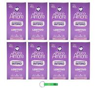 Puro Amore - Jabón limpiador íntimo (pH 7,5, 250 ml, incluye llavero Beni Culinari incluido, 8 unidades)