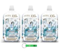 Puro Amore Suavizante XXL Bianco Latte Concentrado Ammorbidente Concentrato 86 lavados 1800 ml + llavero Beni Culinari gratuito