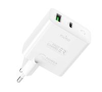 PURO, Cargador de enchufe dual USB A C PD 32W (12 20W) Suministro de energía