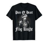 Puro De Corazón Caballero Rana Vintage Divertido Animal Meme Amantes Camiseta