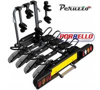 Portabicicletas de enganche Pure Instinct plegable para 4 bicicletas Peruzzo