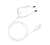 Puro PUMT013 - Mini Transformador Lightning MFi de 1 Amp para Apple, Color Blanco