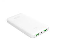 PURO PWFCBB100P2WHI Power Bank 10000mAh, Blanco