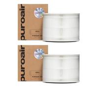 PuroAir Filtro de repuesto 240 - Repuesto original de filtro Puro Air 240 - Filtro HEPA oficial PuroAir con filtros CarbonTech 99.9% de polen, polvo, caspa de mascotas, humo, olores (2 unidades)