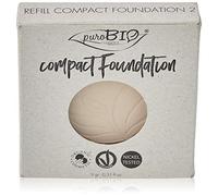 PuroBIO Base de Maquillaje Compacto Tono 02 Claro Repuesto - 1 Pieza