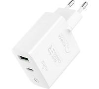PURO, Cargador de enchufe dual USB A C PD 32W (12 20W) Suministro de energía