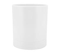 Purokise Estante de cubiertos 360 grados palillos giratorios Cesta de cocina Organizador de utensilios de cocina Tres compartimentos Diseño de cuchara de cuchara de cuchara Soporte de (blanco)