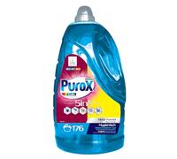 PUROX COLOR Detergente Lavadora Líquido Gel (176 Lavados) - para ropa de color, elimina manchas, totalmente enjuagable, ecológico, protección antical, 5,3 L