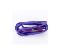 (Purple,2M)Cable de tela trenzada cargador de sincronización de datos USB de alta calidad para 4s 4