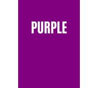 Purple: A decorative book for coffee tables, bookshelves and interior design styling: Stack color decor books to add design to any room. Colorful decorative book ideal for your own home or as a gift.