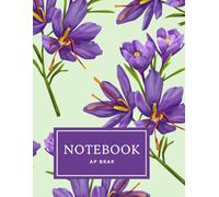 Purple Aesthetic cute notebook