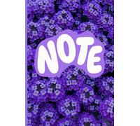 ✨ Purple Alyssum Aesthetic Notebook ✨: Purple Alyssum Aesthetic Notebook - A dreamy floral notebook designed for Gen Z creators, flower lovers, and anyone who lives for pretty purple vibes.