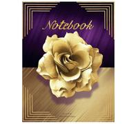 Purple and Gold Notebook