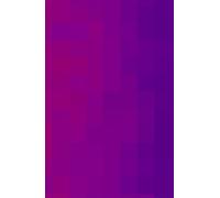 Purple and Red Pixel A5 Lined Notebook: 140 Page Journal for Travel, Work, School