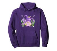 Purple Awareness GNOME For Hippie Mom and Funny Gardener Sudadera con Capucha