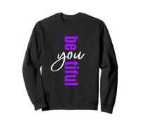 Purple Be-You-tiful Purple Graphic Sudadera