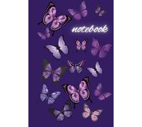 Purple Butterfly Dreams: Aesthetic Butterfly Notebook for Women & Girls | Cute Purple Journal for Writing, Creativity & Self-Expression | 6x9 Inch, 100 Pages