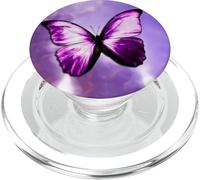 Purple Butterfly Monarch Butterfly Retro Butterflies Gift PopSockets PopGrip para MagSafe