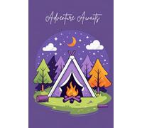 Purple Camping Journal for Kids, Teens and Girls- A Notebook for Outdoor Adventures with 120 Wide Ruled Pages
