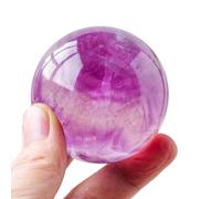 Purple Crystal Ball | Amethyst Crystal Sphere Balls | Amethyst Ball Lucky Ball Feng Shui Consecrated Gift Photography Crystal Sphere Polished for Home Decoration,50~55mm
