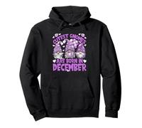 Purple December Bday Balloons For Women Happy Birthday GNOME Sudadera con Capucha