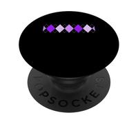 Purple Distressed Diamonds Purple Graphic PopSockets PopGrip Adhesivo