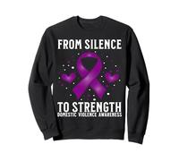 Purple Domestic Violence Awareness Survivor Gifts Items Sudadera