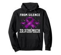 Purple Domestic Violence Awareness Survivor Gifts Items Sudadera con Capucha