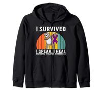 Purple Domestic Violence Awareness Survivor Kids Gifts Items Sudadera con Capucha