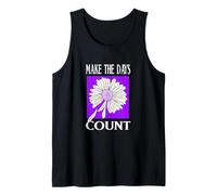 Purple Don't Count The Days Purple Graphic Camiseta sin Mangas