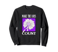 Purple Don't Count The Days Purple Graphic Sudadera